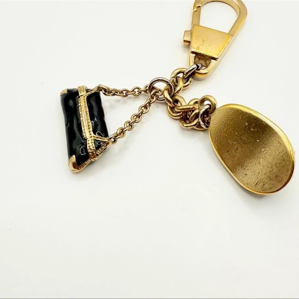 GUCCI Horsebit Bamboo Bag Keychain Cap Charm - Picture 3 of 10